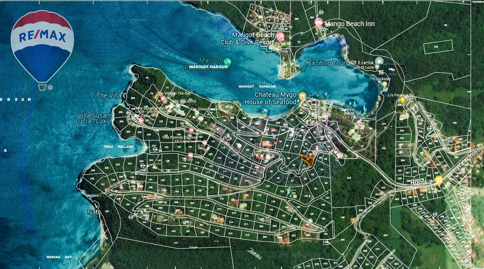 Two Individual lots in Marigot Bay for Sale — photo 5