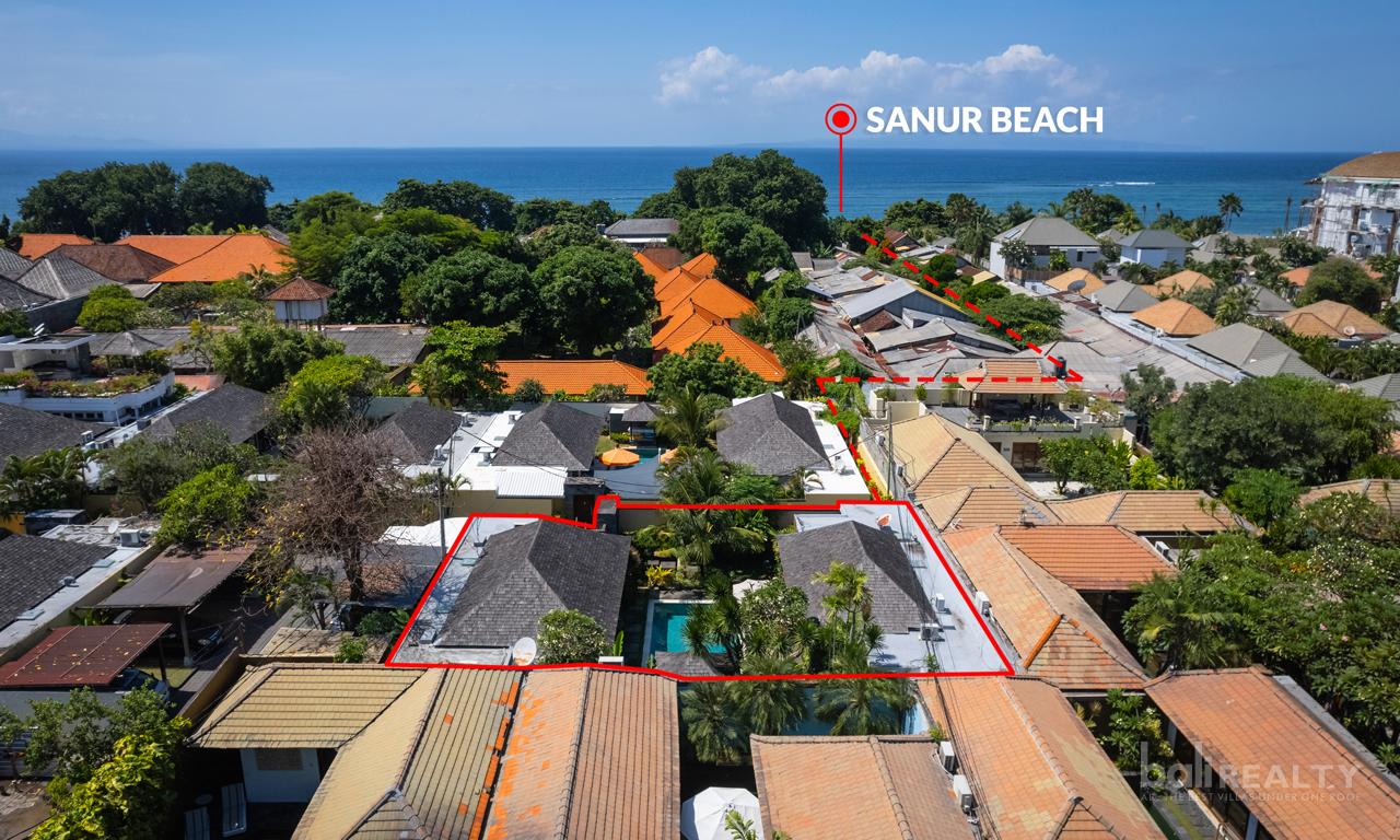 Sanur 3 Bed Single Level Pool Villa with Gated Beach Access - 2558 — photo 1