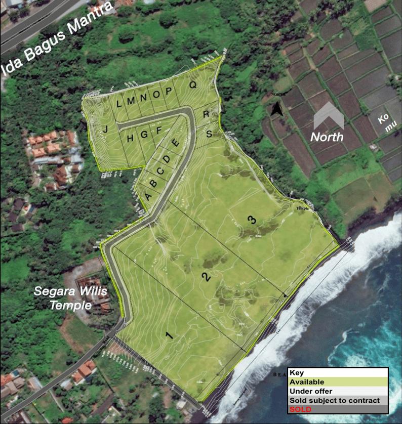 6 Hectare Beach Front Land for Investment in Gianyar, Bali — photo 1