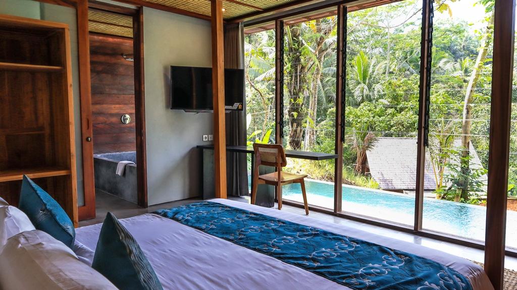 2 Bedroom Tropical Forest Villa with River Views in Ubud, Bali — photo 5