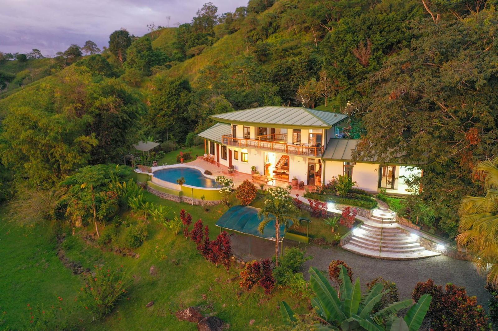 3 Bedroom Ocean-View Home for Sale, Hills Of Portalon, Matapalo, Puntarenas, Costa Rica — photo 1