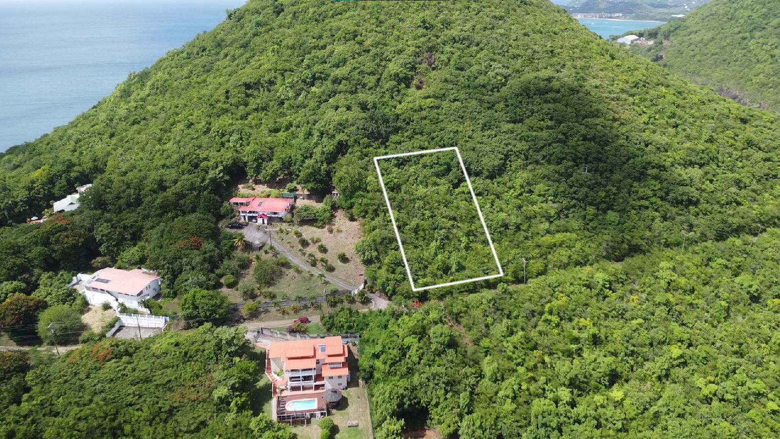 Near Beach - Tranquil Residential Lot for Sale in Trouya, Gros-Islet, Saint Lucia — photo 1