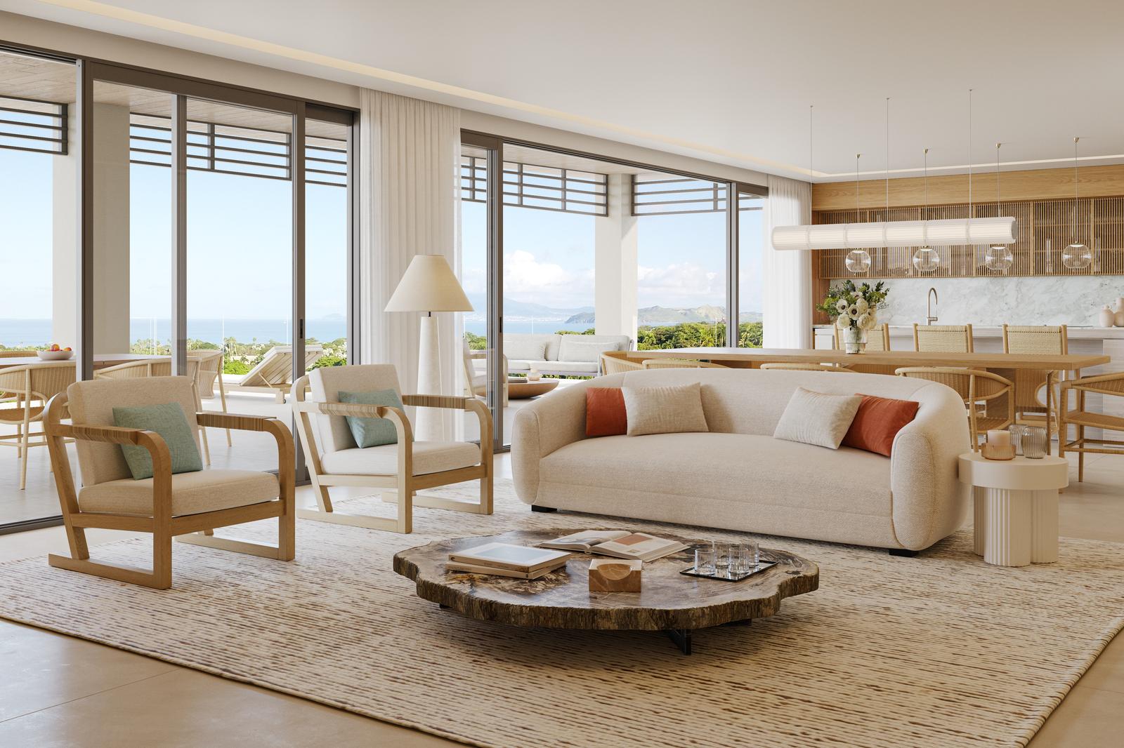 3 Bedroom Penthouse Residence 2 for Sale, Nevis Peak Residences, Four Seasons Private Residences Nevis — photo 2