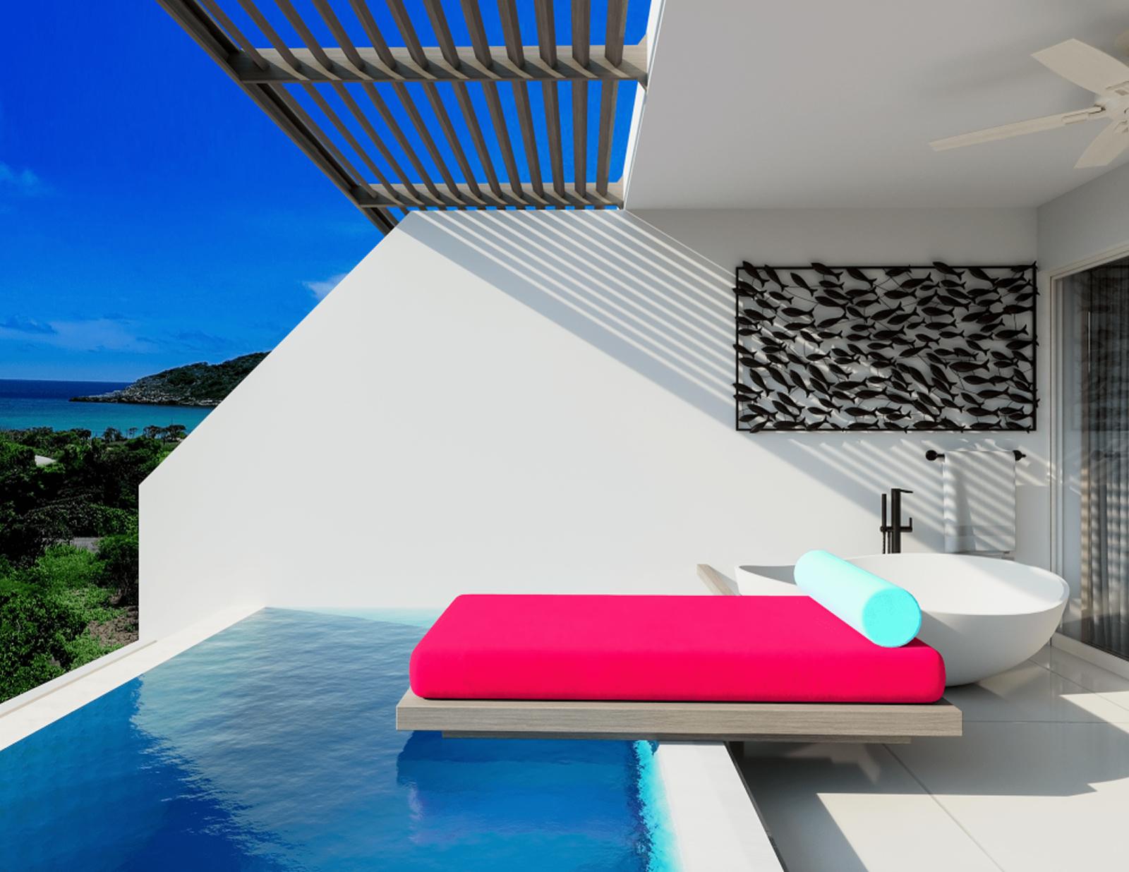 Premium Suites with Plunge Pool for Sale, Moon Gate Hotel & Spa, Half Moon Bay, Antigua — photo 2