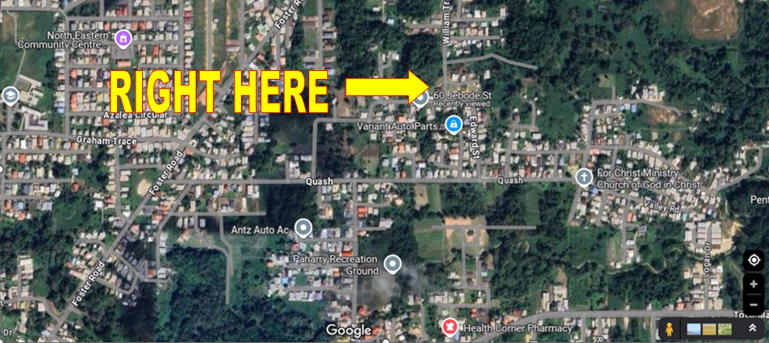 APPROVED SANGRE GRANDE LAND FOR SALE - JEEBODE ROAD, off QUASH TRACE (10,021 sq ft) — photo 2
