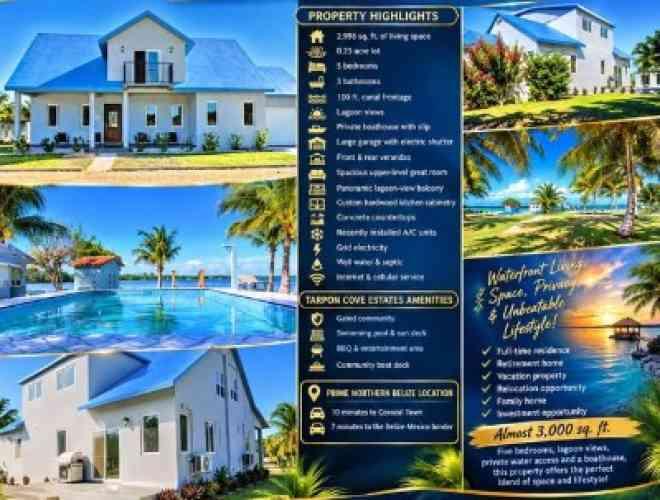5-bedroom house in Tarpon Cove Estates, Belize — photo 2
