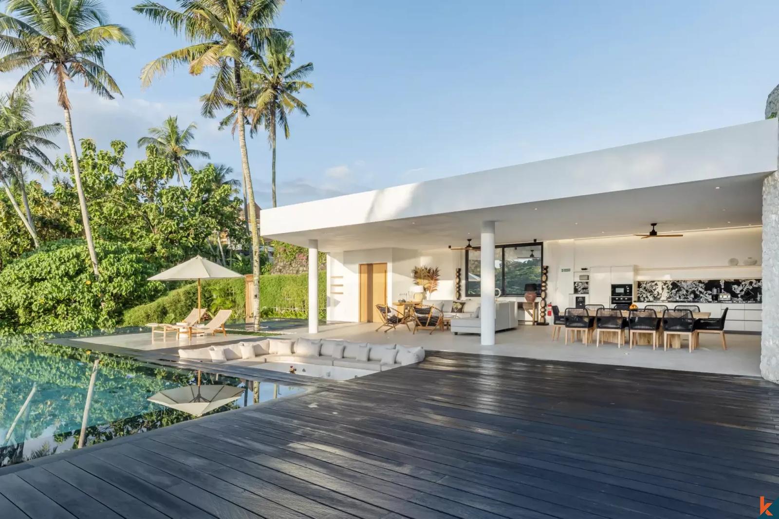 Luxury Four Bedroom Leasehold Property with Jungle Canyon Views in Ubud — photo 2