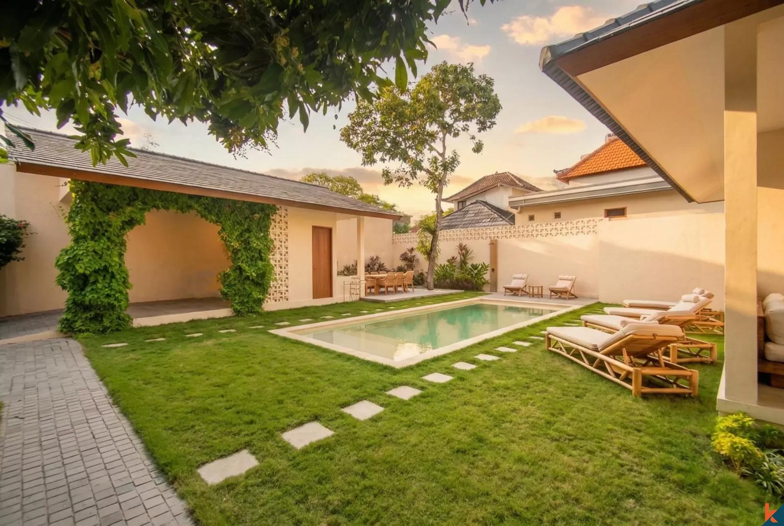 Unique designer villa with good returns for lease in Seminyak — photo 3