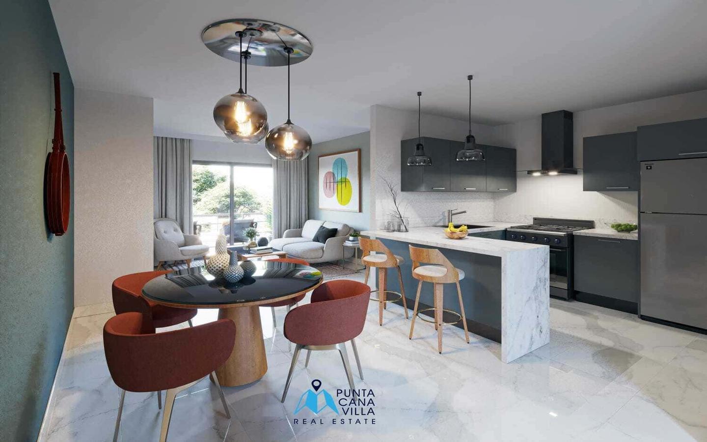 Id-2019 Modern Two Bedroom Condo For Sale In Bavaro Punta Cana — photo 4