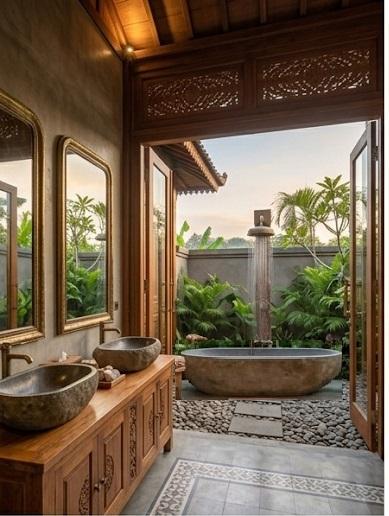 2 Bedroom Joglo Villa with Pool and Rice Field Views in Tegallalang, Bali — photo 4