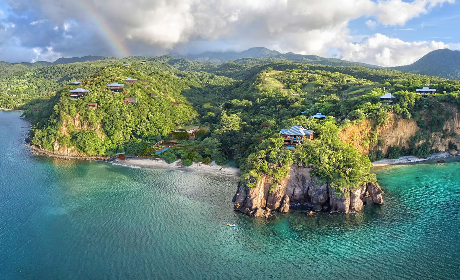 1 Bedroom Waterfront Resort Villas for Sale, Secret Bay, Dominica — photo 1
