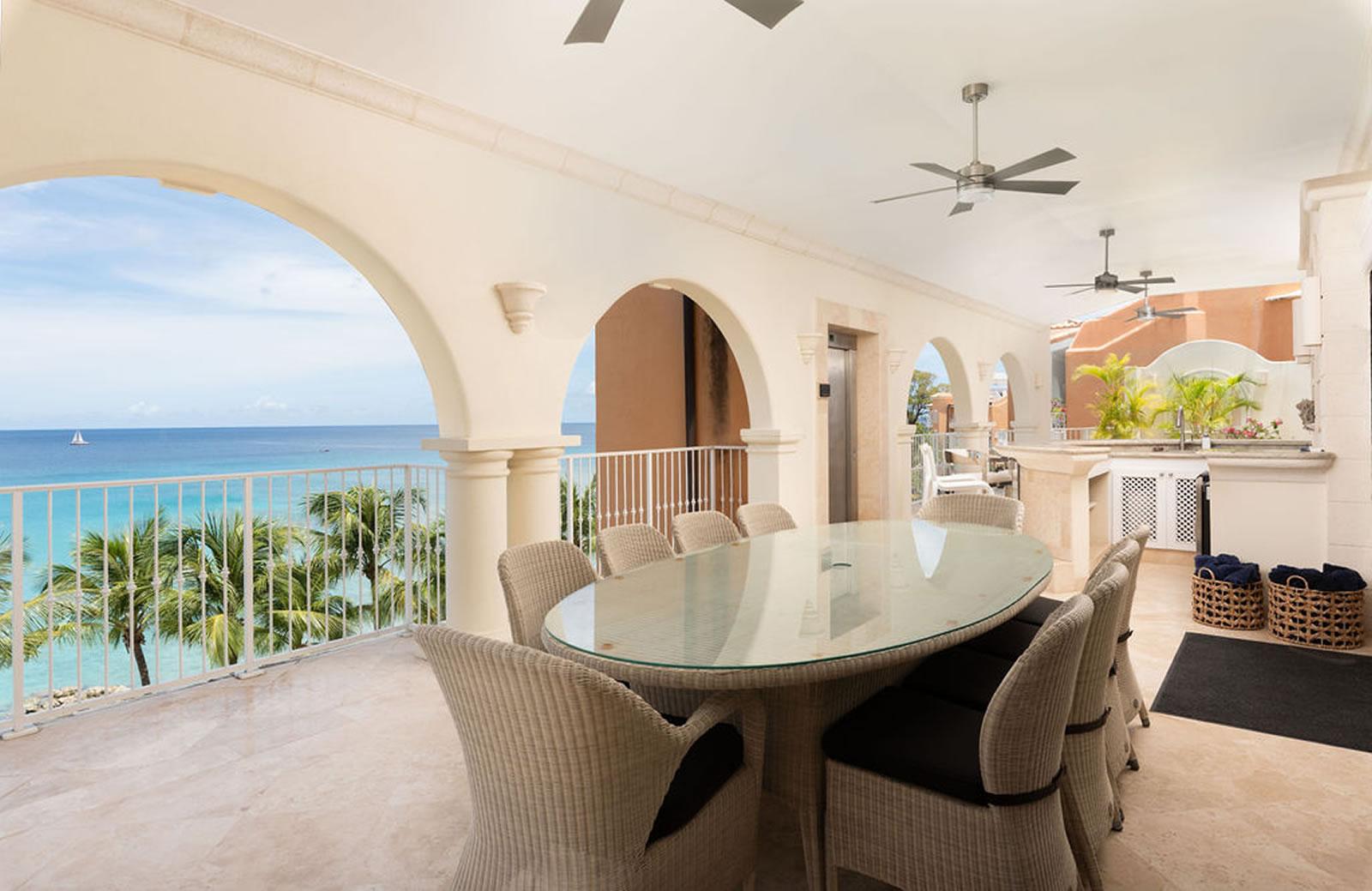 5 Bedroom Luxury Beachfront Penthouse Apartment 501 for Sale, St Peter's Bay, St Peter, Barbados — photo 2