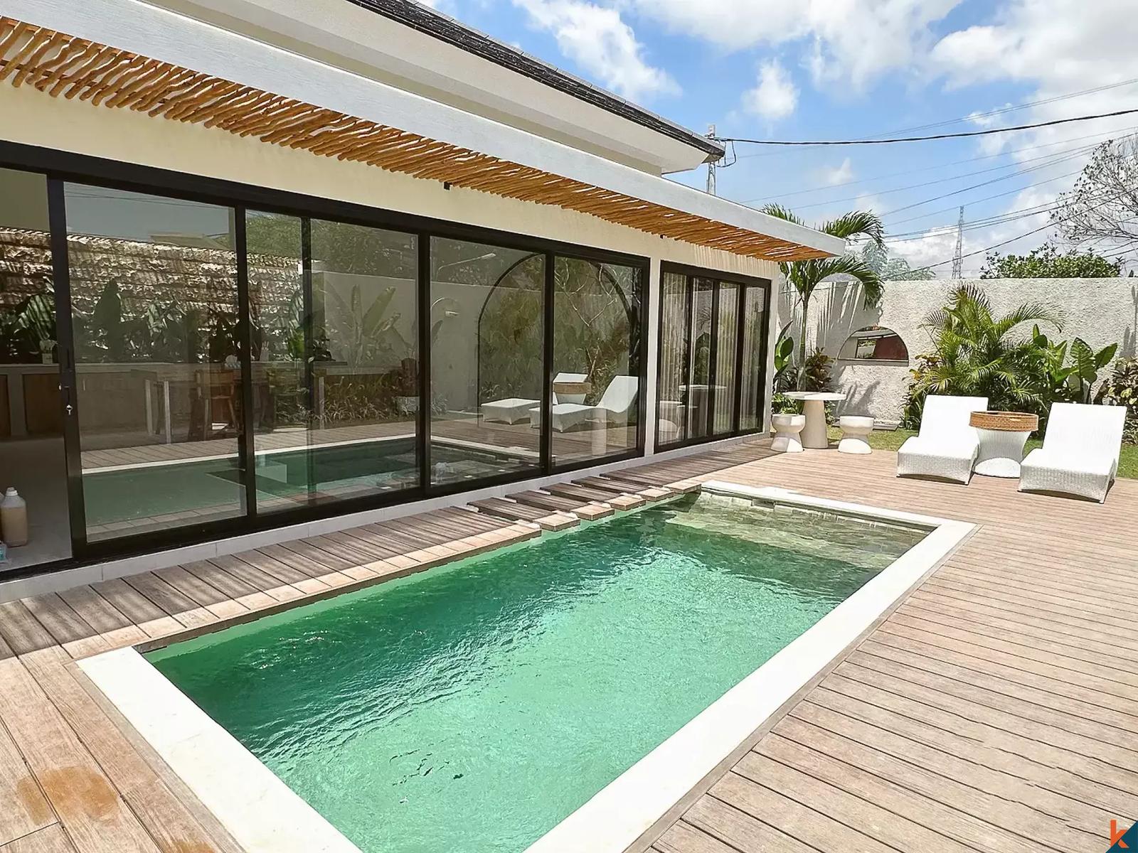 2 bedroom villa for sale (leasehold) — Turnkey Modern Bamboo-Inspired Villa in Canggu — photo 2