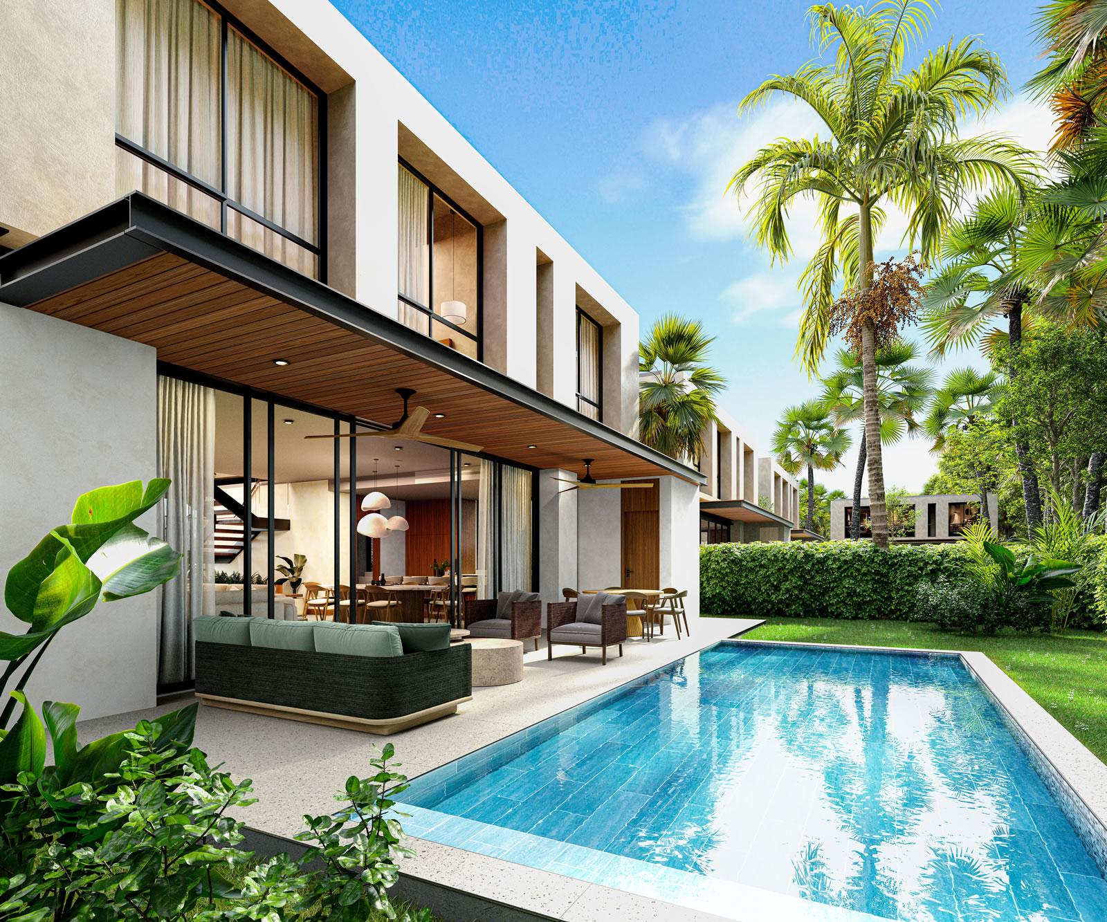 New 4 Bedroom Villas for Sale, Urban Green Residences, Cap Cana — photo 1