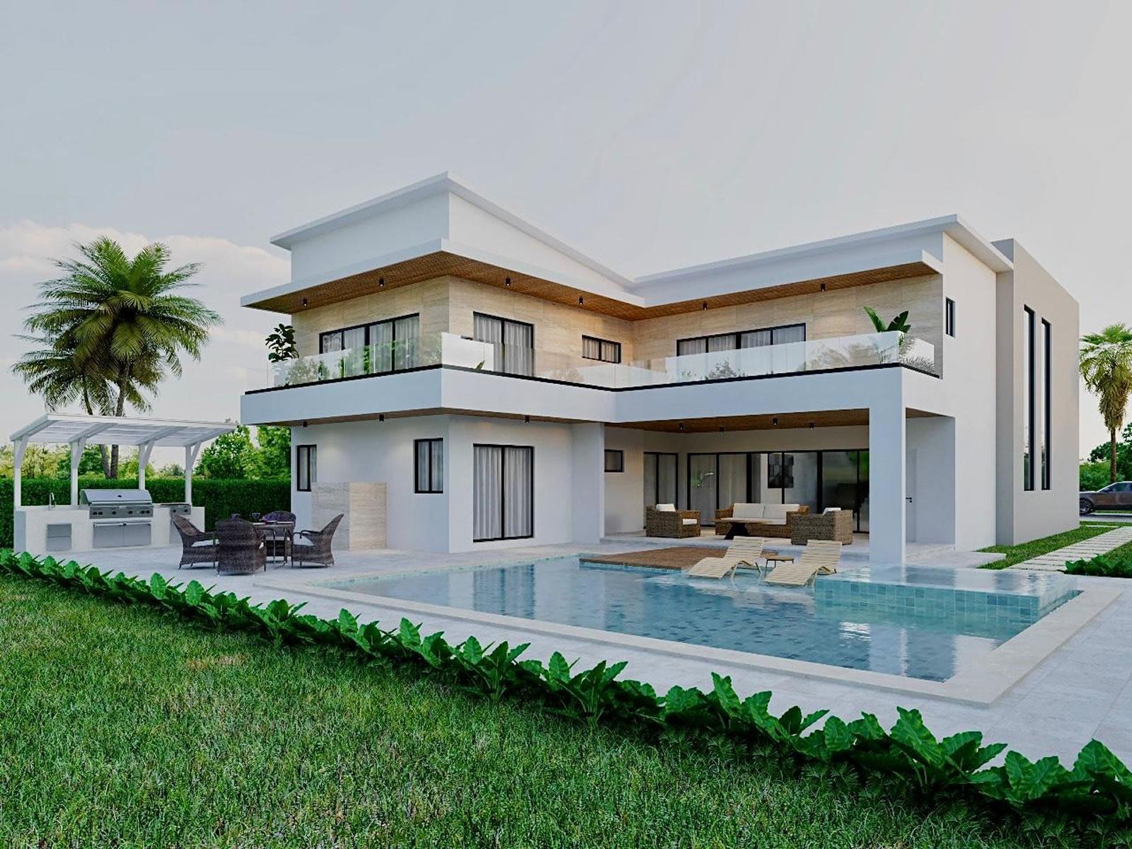 New 4 Bedroom Villa Pino 16 for Sale, Punta Cana Village — photo 2