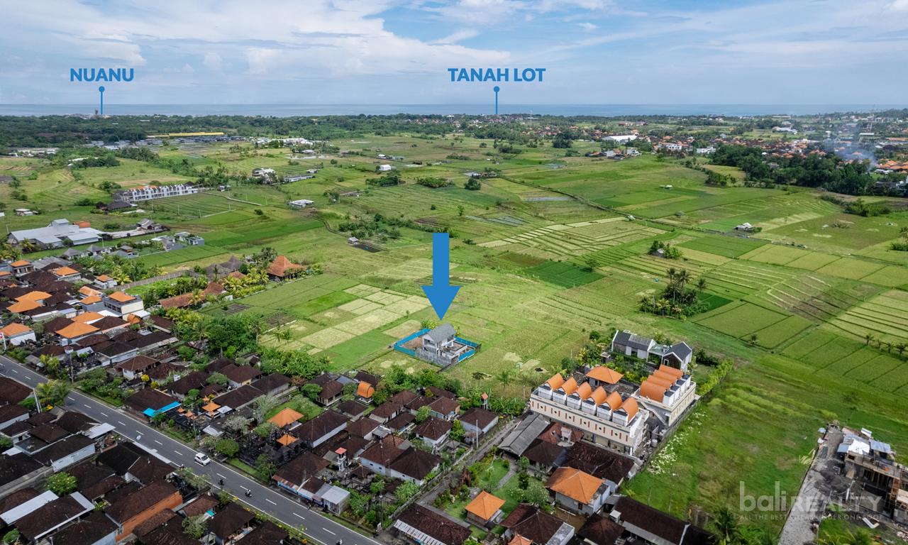 Unfinished 3-Bedroom Villa with Rice Field Views in Nyanyi, Bali — photo 1