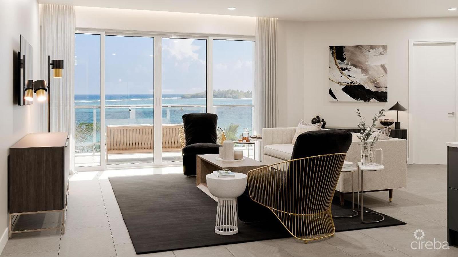 1 Bedroom Oceanfront Residence 10 for Sale, Point West, Grand Cayman — photo 1
