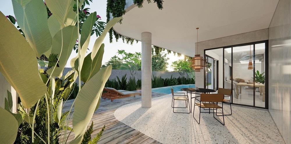 Leasehold land of 394 sqm with off-plan 2BR villa in Tumbak Bayu, Canggu — photo 3