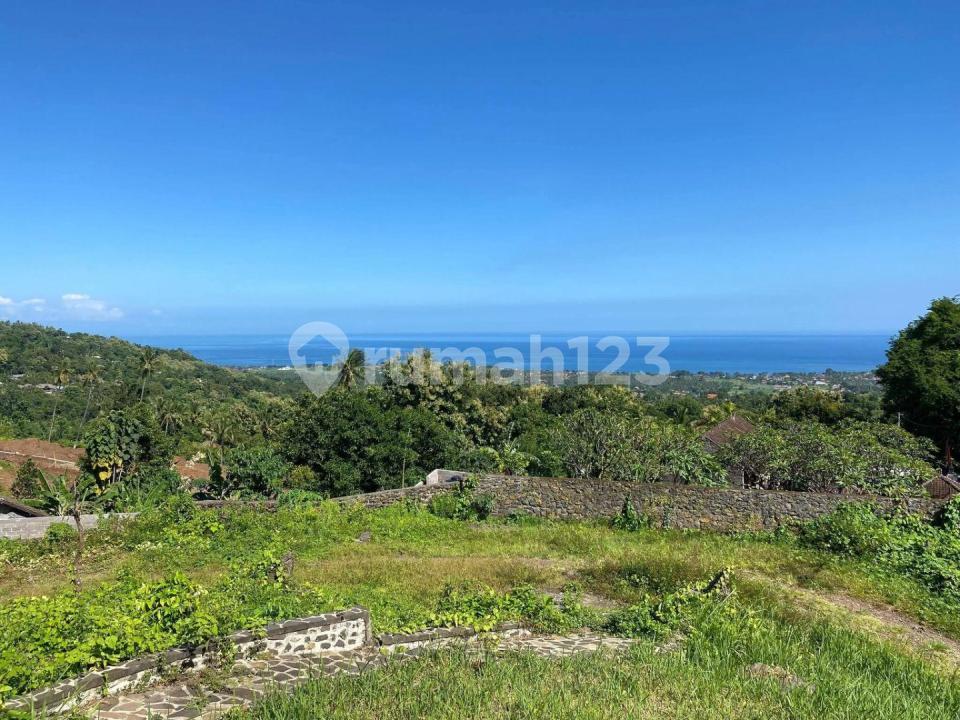Land plot in Kayuputih, Buleleng with ocean view — photo 1