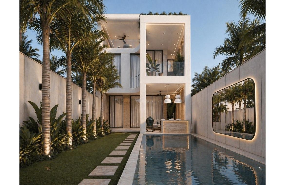 Luxury ocean view villa in Seseh, Canggu, Bali, Indonesia — photo 1