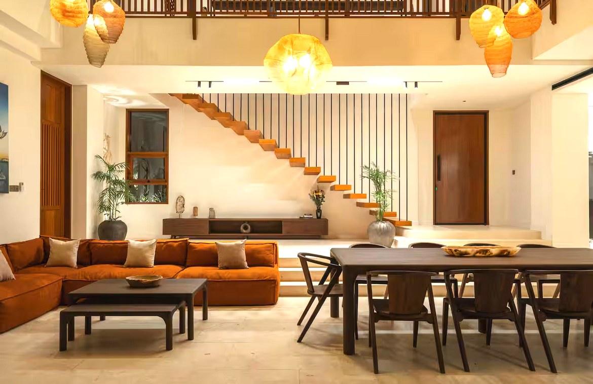 Tranquil 5-Bedroom Riverfront Villa Near Nyanyi Beach in Tanah Lot, Bali, Indonesia — photo 4