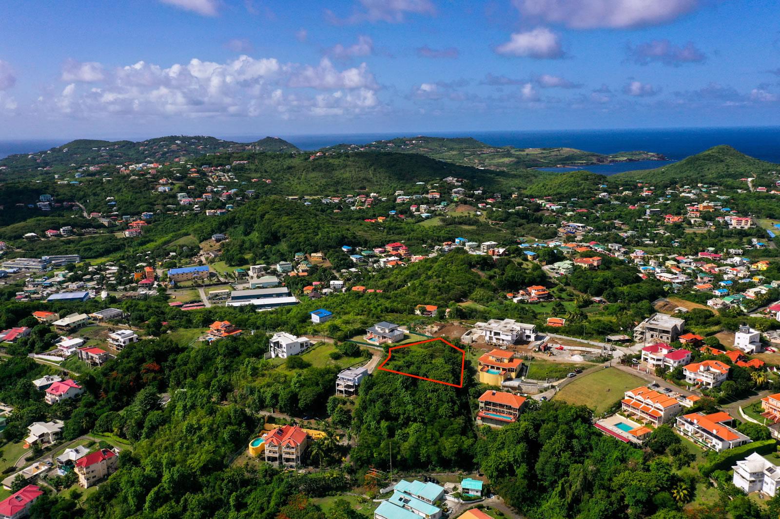 0.51 Acre Lot for Sale, Bonne Terre, Gros Islet, St Lucia — photo 3