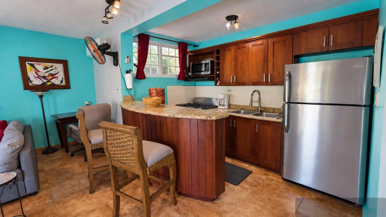 1-bedroom apartment in Sosua with two pool-view balconies — photo 4