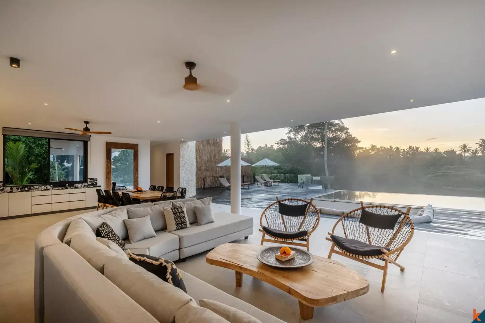 Luxury Four Bedroom Leasehold Property with Jungle Canyon Views in Ubud — photo 5