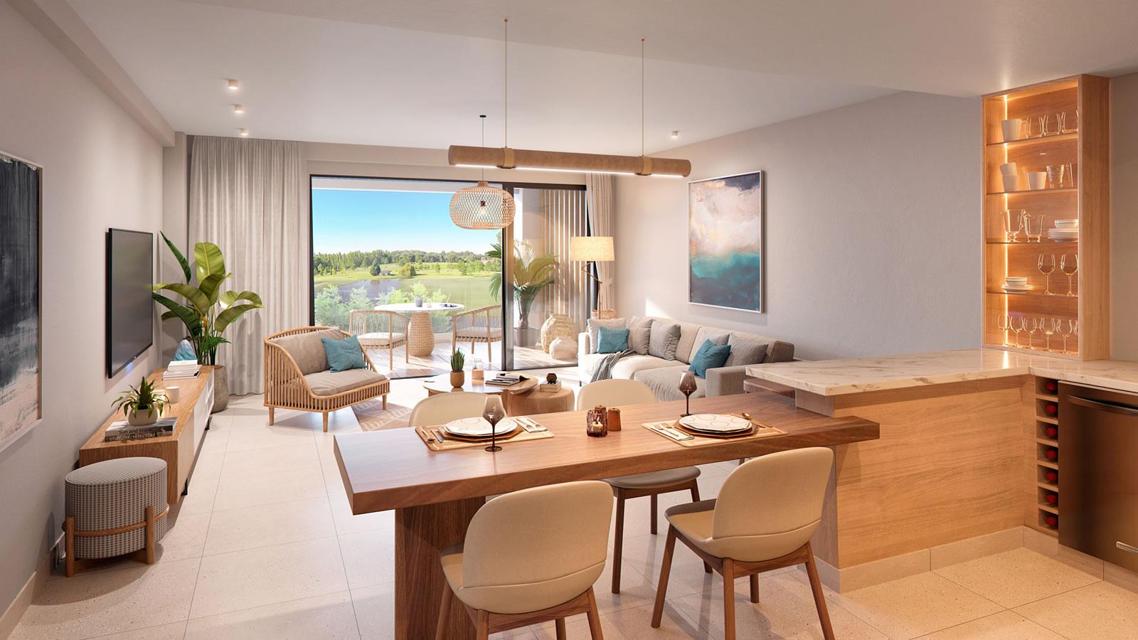 1 Bedroom Condo for Sale in Caicu, Coral Golf Resort, Bavaro, Punta Cana — photo 2
