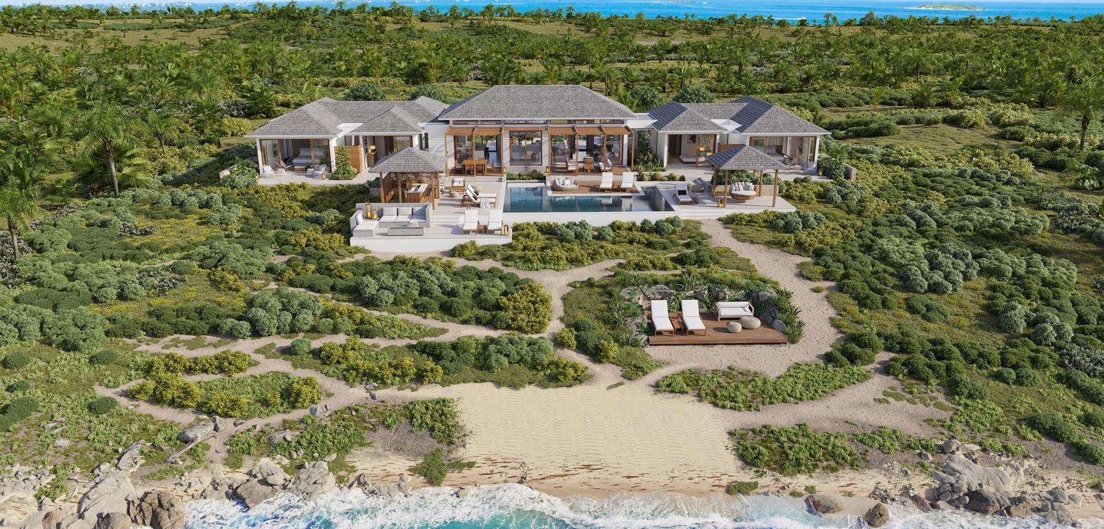 4 Bedroom Beachfront Villas for Sale, Sailrock, South Caicos, Turks & Caicos — photo 1