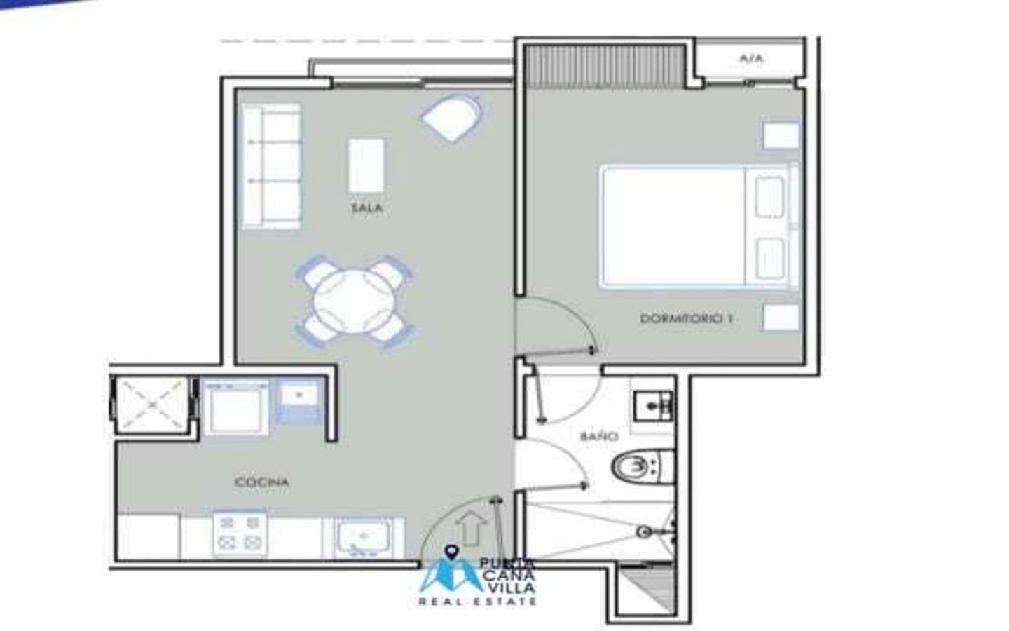 Wonderful One Bedroom Condo For Sale In Bavaro Punta Cana — photo 5