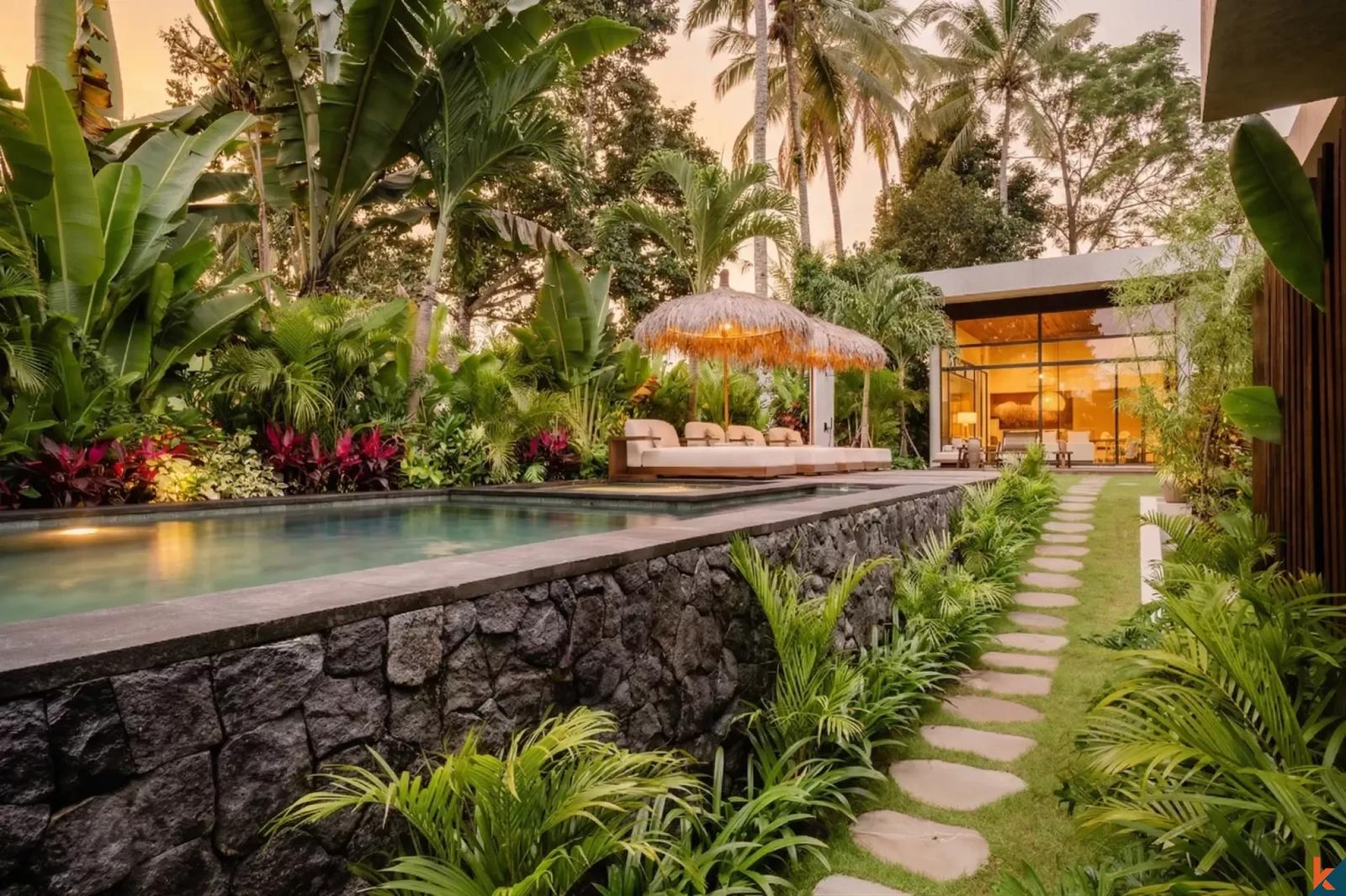 Freehold Tranquil 3-Bedroom Jungle View Villa in Ubud — photo 1