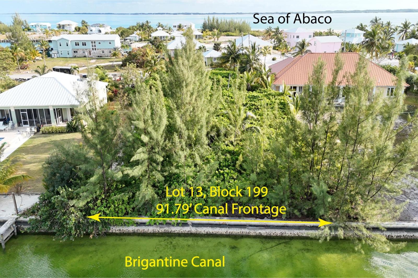 Lot 13, Bay Canal Lot 13 Galleon Dr in Abaco Islands, The Bahamas — photo 1