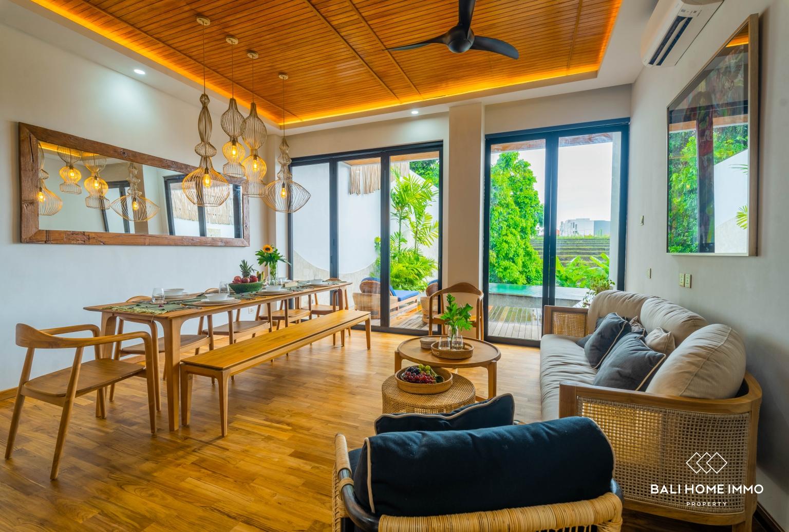 Spacious 4-Bedroom Rice Field View Villa for Rent and Sale in Pererenan — photo 2