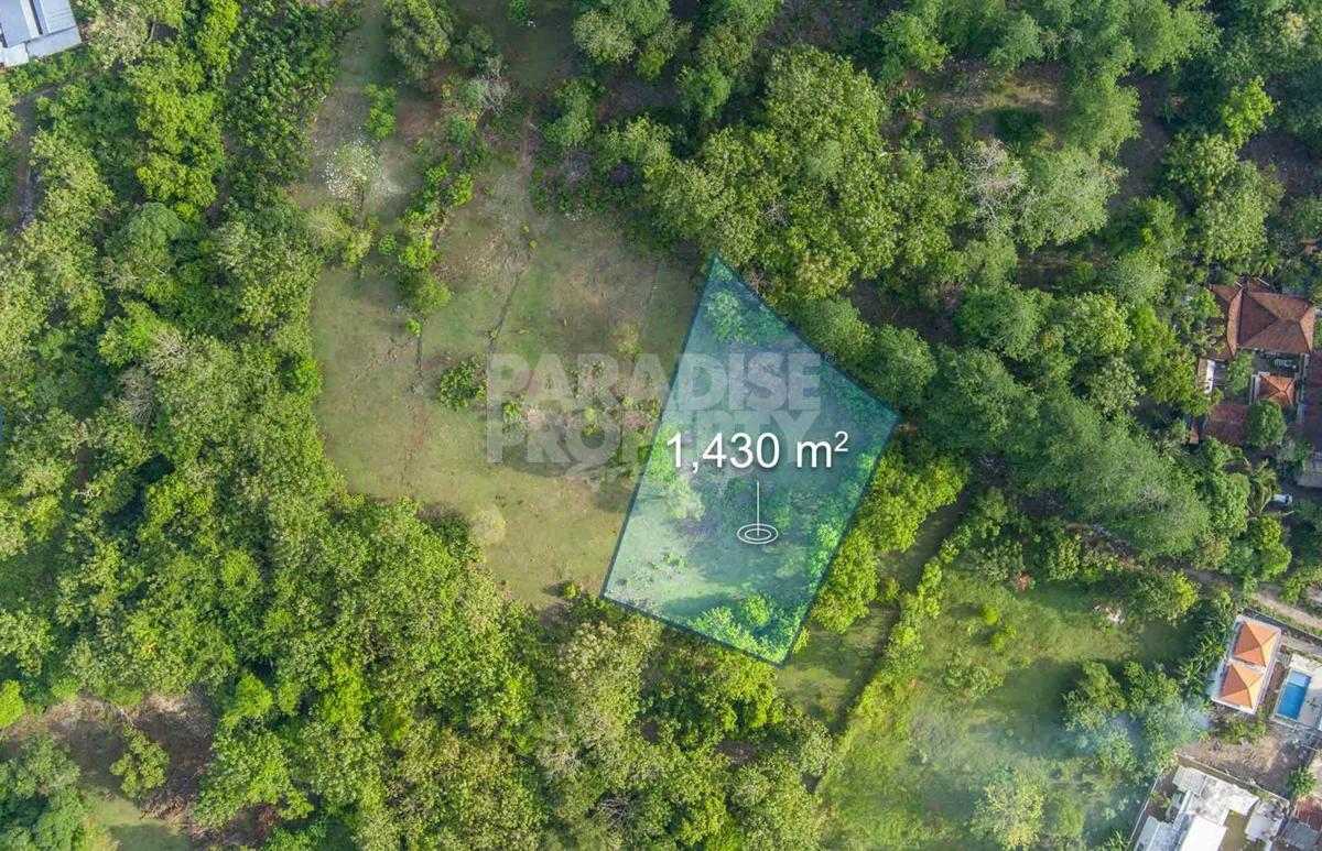 Freehold 1400m2 Land for Sale in Balangan, Bali — photo 1