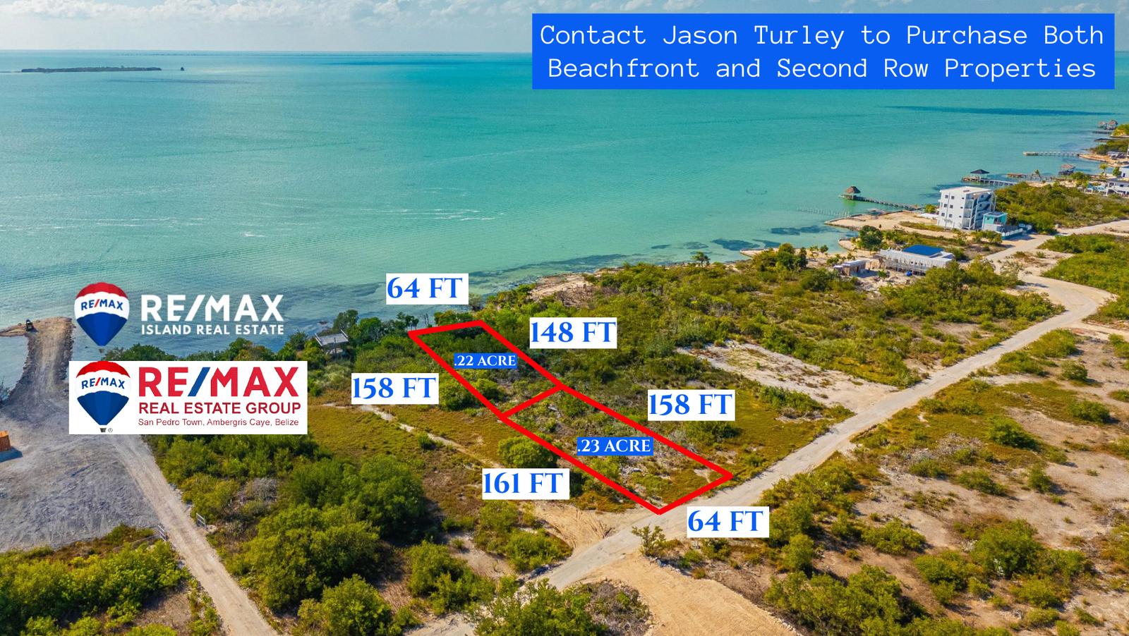 Investment Opportunity: Second Row Beachfront Lot, Ambergris Caye, Belize — photo 2