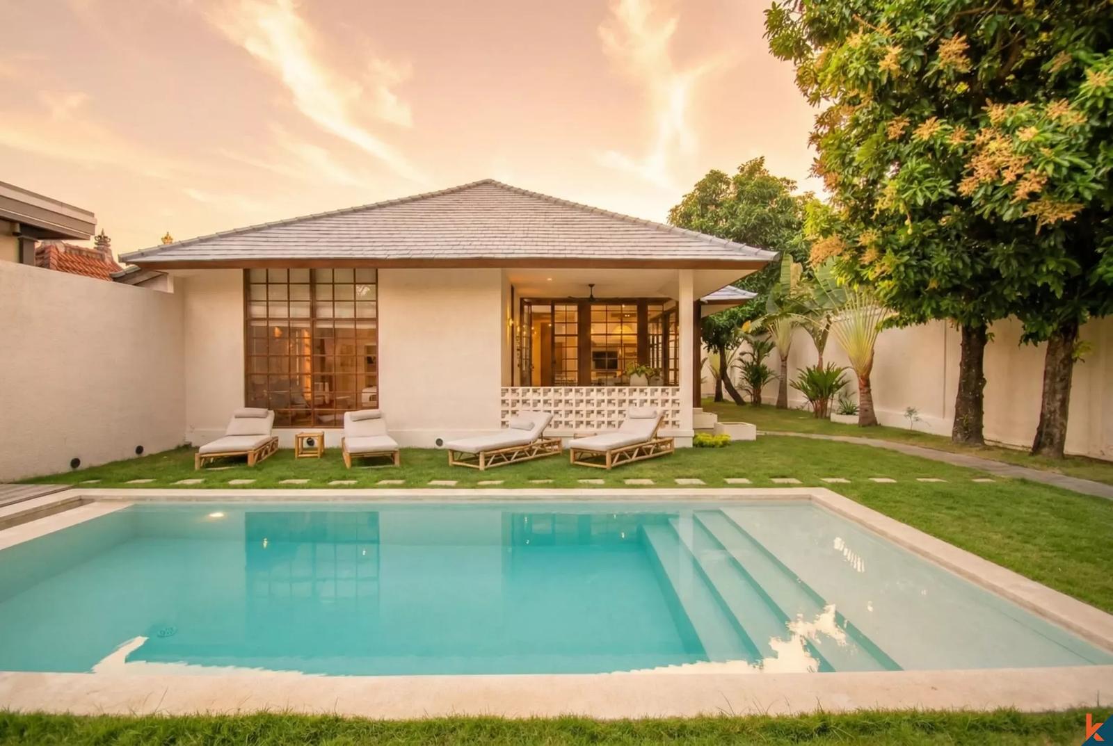 Unique designer villa with good returns for lease in Seminyak — photo 2