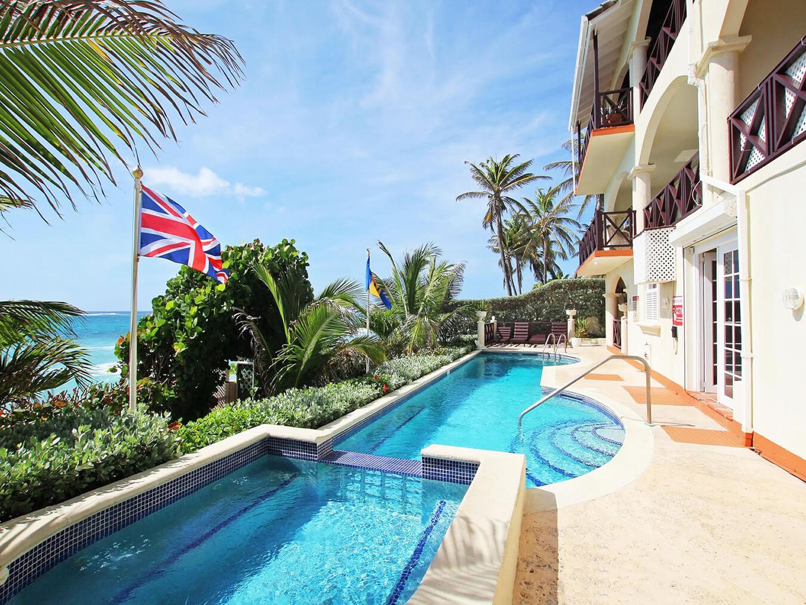 2 Bedroom Oceanfront Apartment for Sale, Rosalie Apartments, Atlantic Shores, Christ Church, Barbados — photo 1