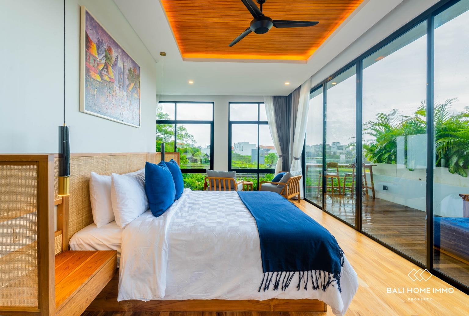 Spacious 4-Bedroom Rice Field View Villa for Rent and Sale in Pererenan — photo 5