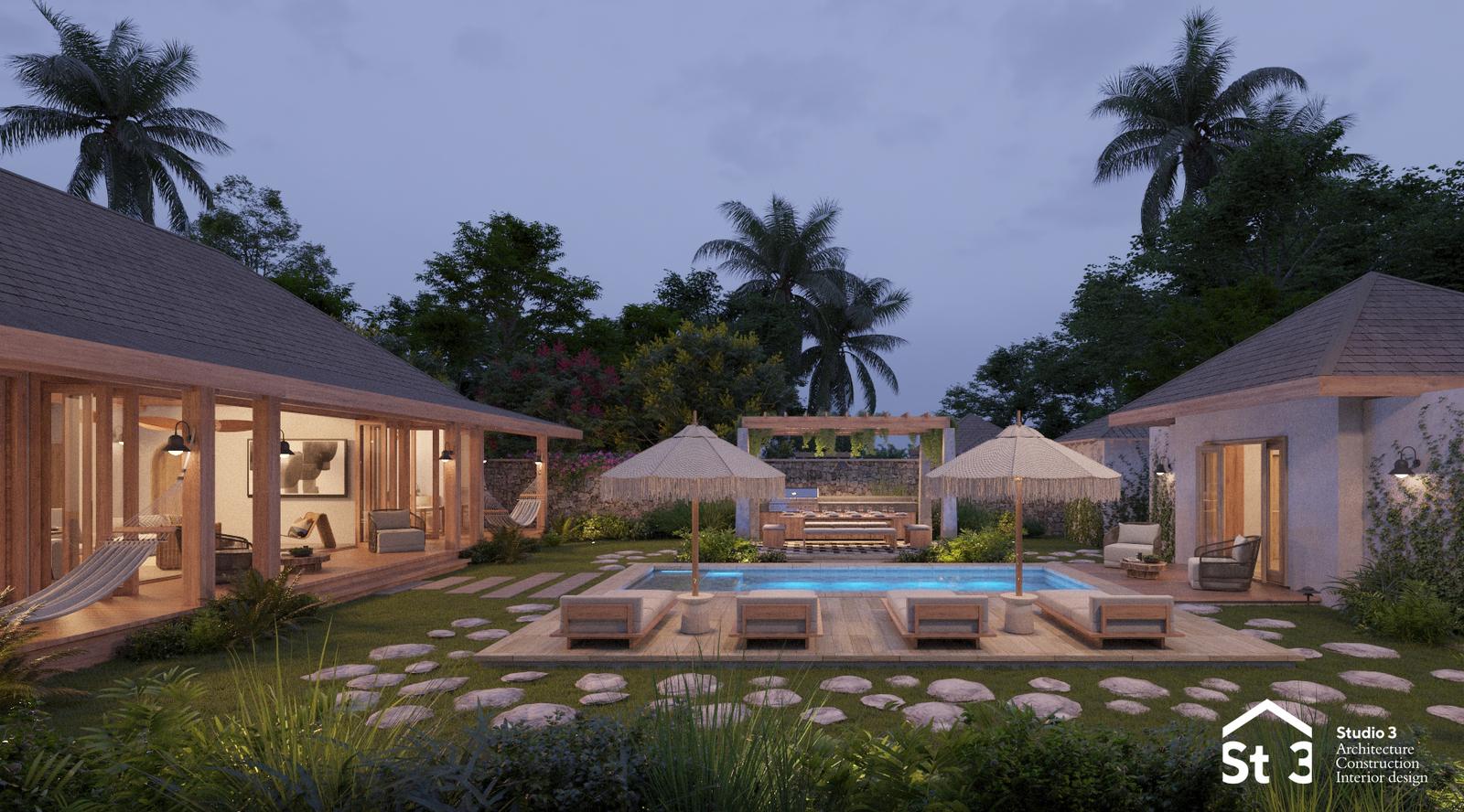 Ecofriendly Chic Caribbean Villas for Sale in Macao-Uvero Alto — photo 2