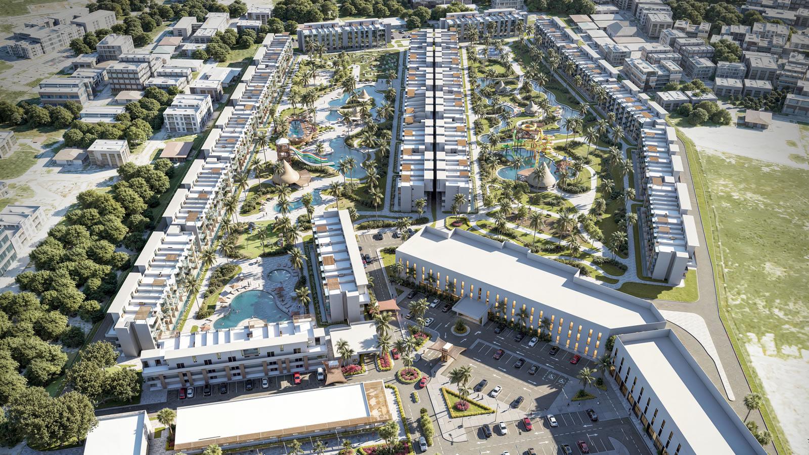 New 2 Bedroom Apartments for Sale, Aura Boulevard, Punta Cana, Dominican Republic — photo 3