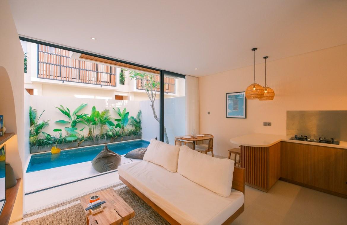 One-bedroom townhouse in Buduk for lease in Canggu, Bali, Indonesia — photo 1
