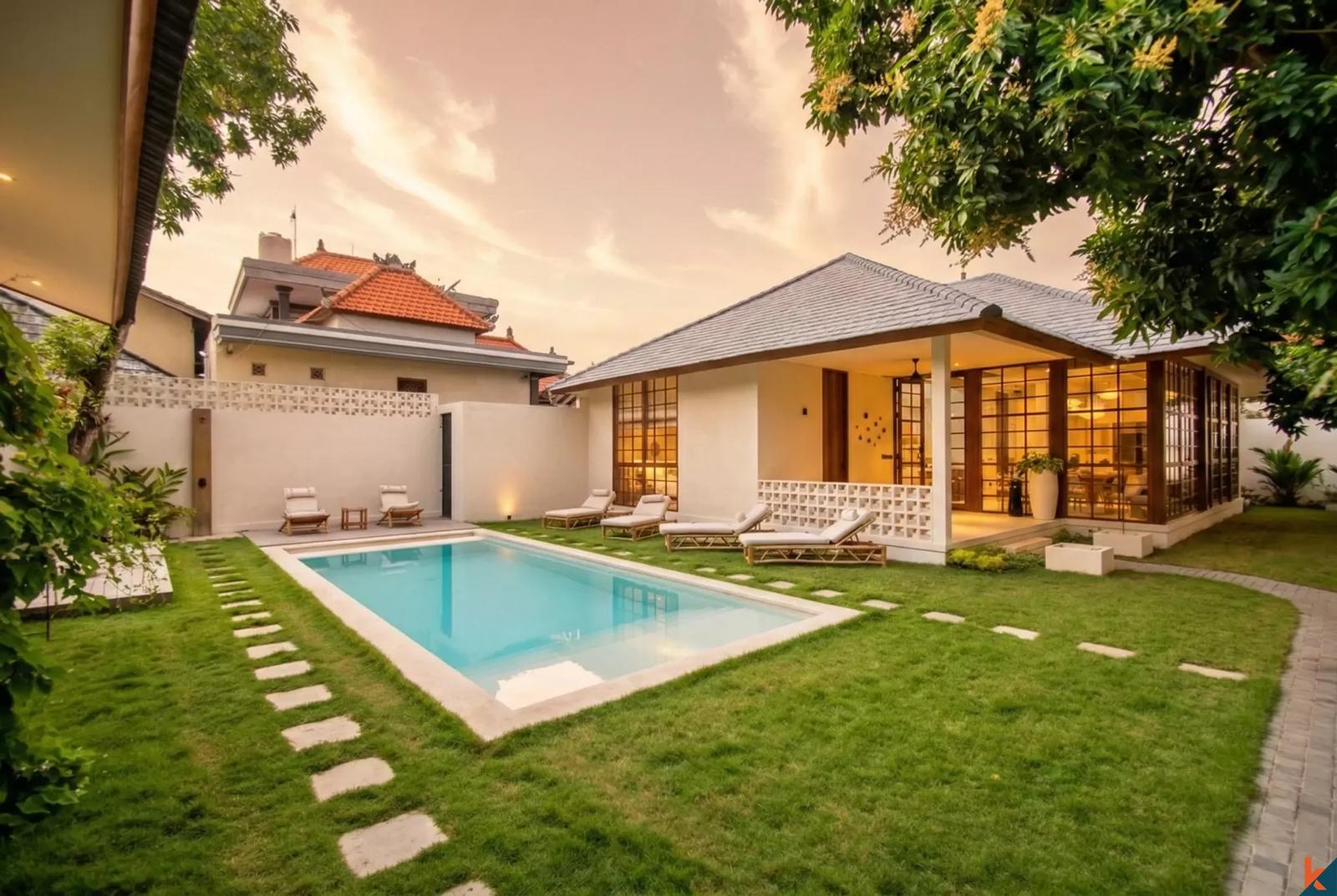 Unique designer villa with good returns for lease in Seminyak — photo 1
