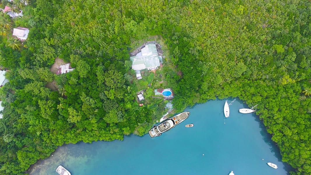 Waterfront Villa & Private Deep Water Dock for Sale, Marigot Bay, St Lucia — photo 3