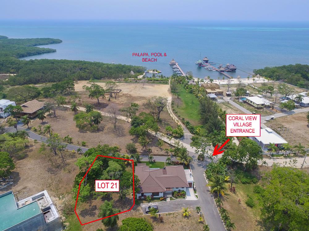 0.14 Acre Lot 21 for Sale, Coral Views Village, Big Bight, Roatan — photo 1