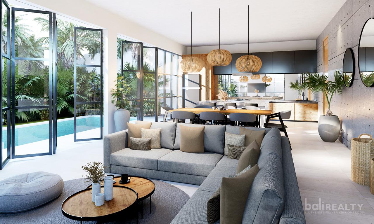 New High Quality Constructed 3 Bedroom Jungle View Villas - Canggu/Pererenan - 2259 — photo 4