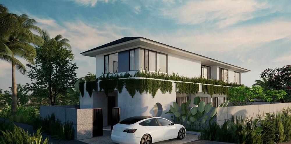 Leasehold land of 394 sqm with off-plan 2BR villa in Tumbak Bayu, Canggu — photo 1