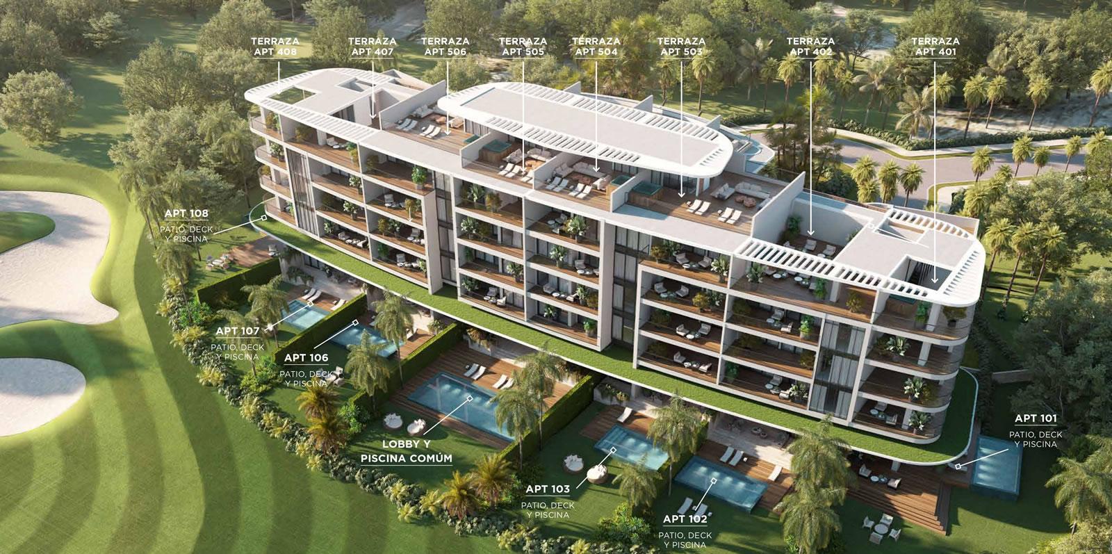 1 Bedroom Apartments for Sale, Fairwind Residences, Cap Cana, Dominican Republic — photo 2