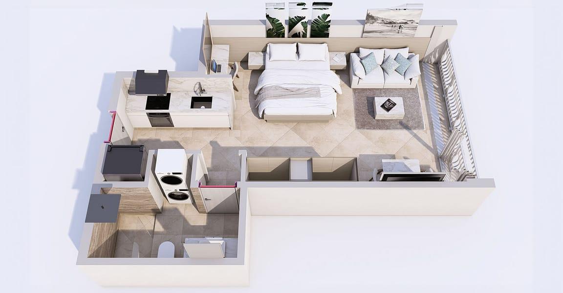 Brand New Studio Crane Private Residences for Sale — photo 4
