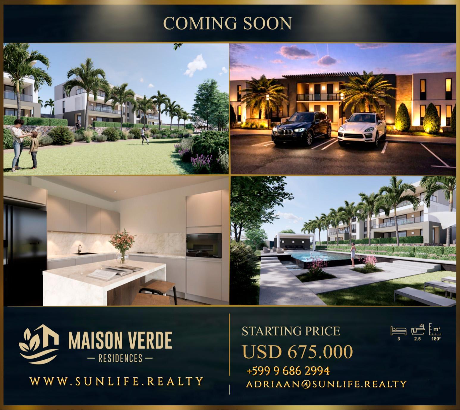 Maison Verde Residences – Luxury 3-Bedroom Apartments Under Construction in Curaçao — photo 1